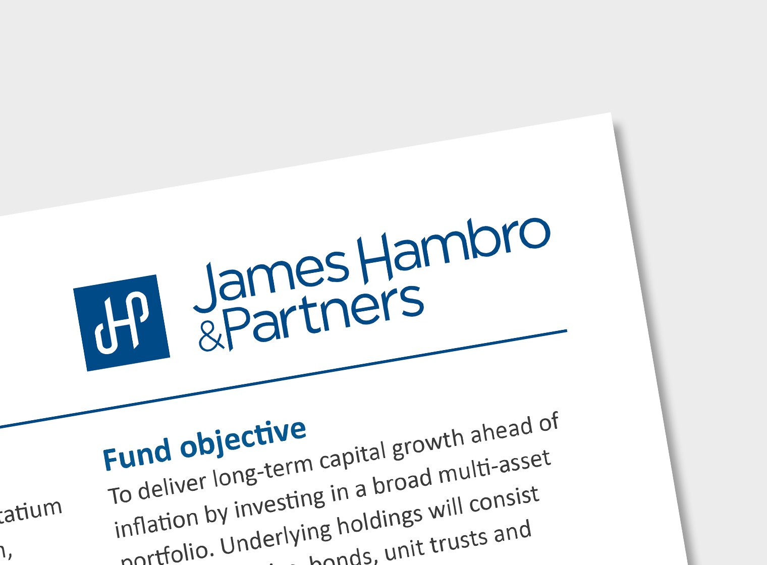 James Hambro And Partners Investor Communications